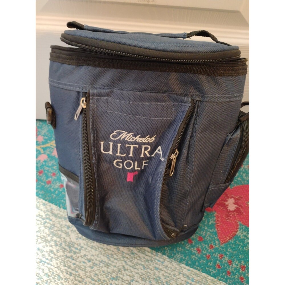 Michelob Ultra Golf Bag Cooler Insulated 6 Pack Beer Soda Sleeve Pouch Travel